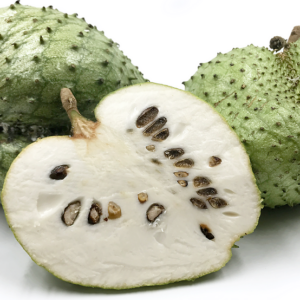 soursop cut with cross section